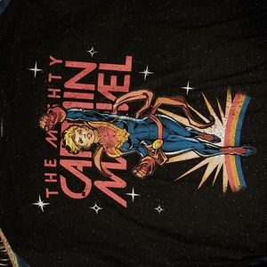 Vintage Shirt Marvel, Men's 3XL, Captain Marvel.